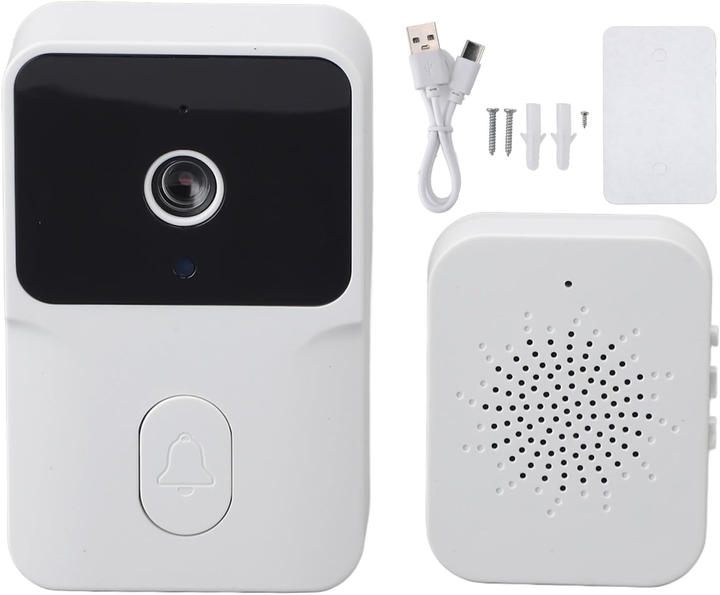 Doorbell™ | Timbre de Puerta con Intercomunicador Inteligente M8 con Visión Nocturna.