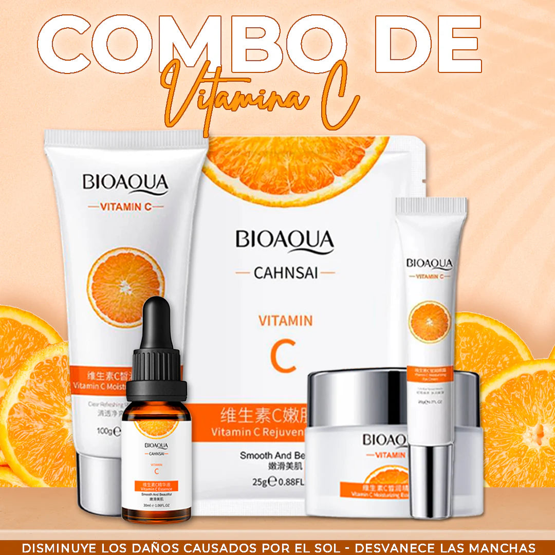 BioaquaC™ | Kit de Rutina de Vitamina C con Serum.