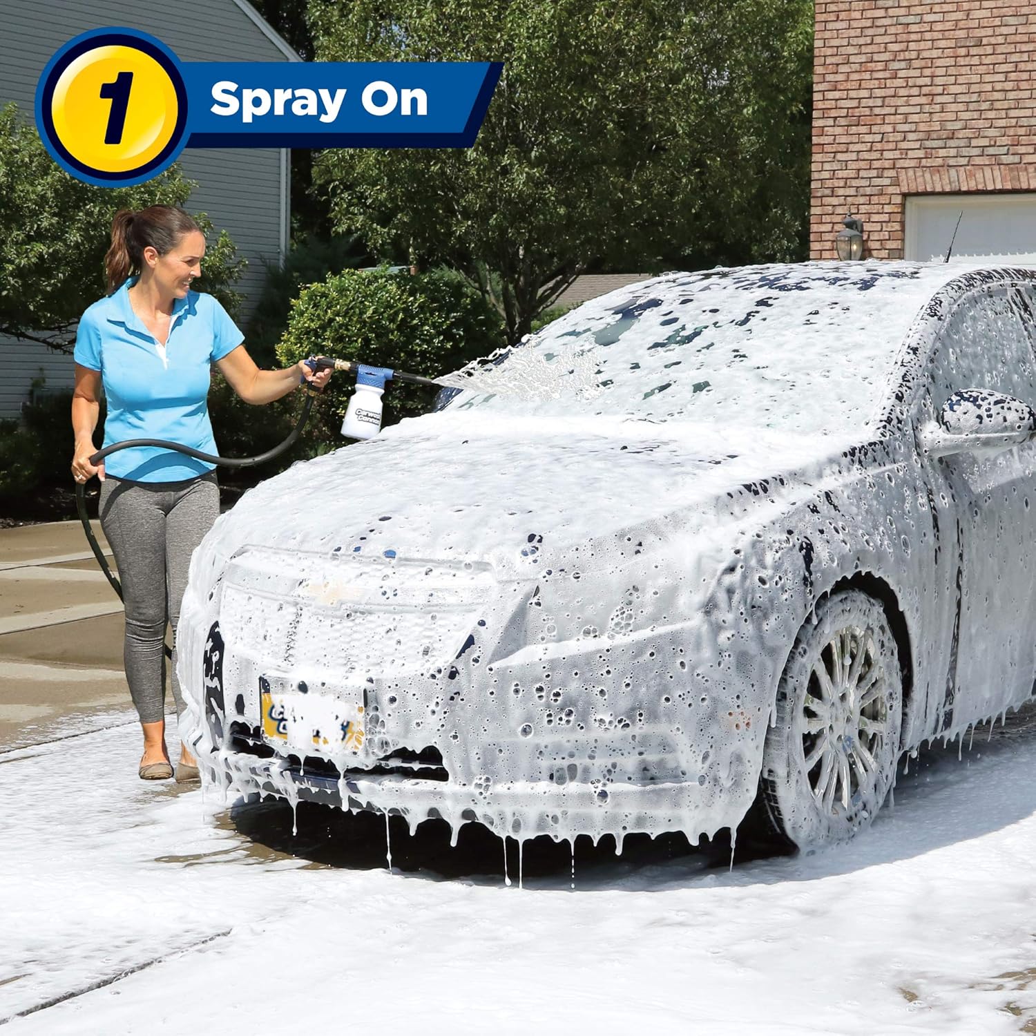 CarWashCannon™ | Maquina Lavadora de Auto con Espuma