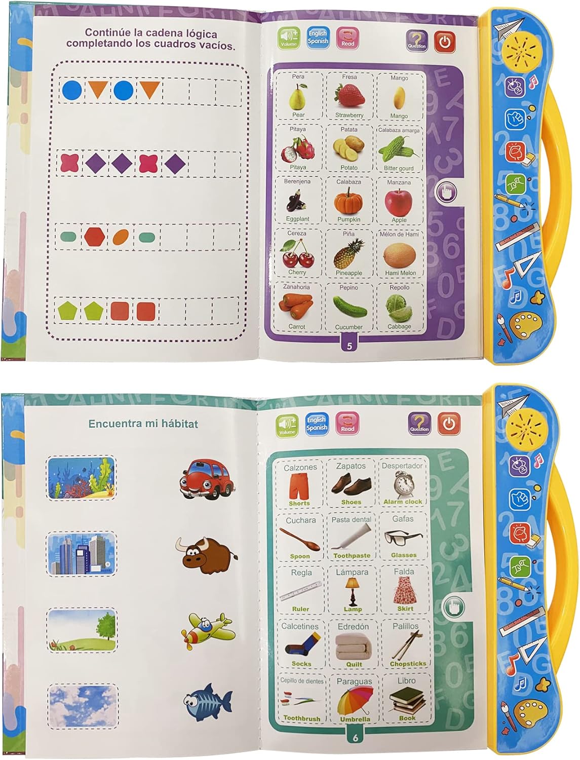 Edukids™ | Libro Interactivo de Estudio Infantil.