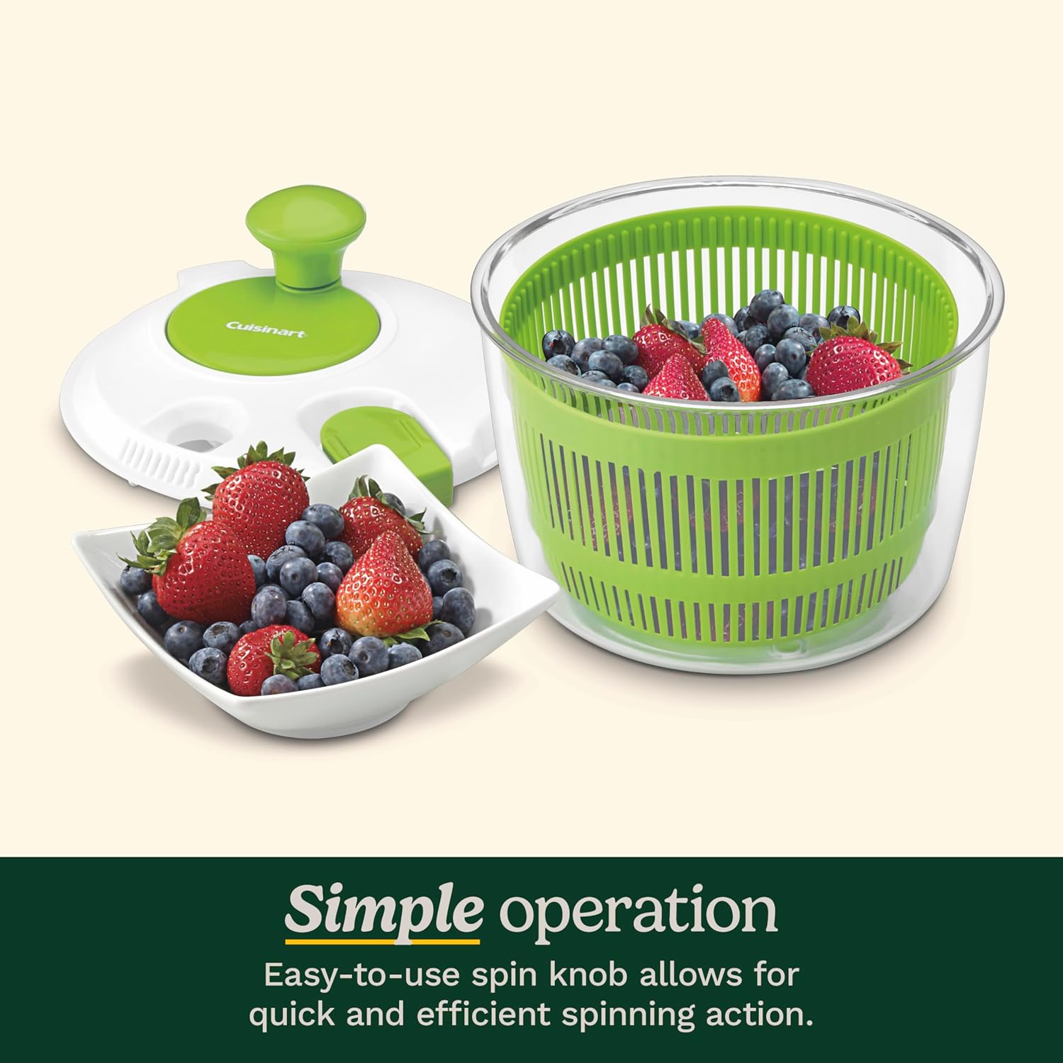 ColaderFruitVeggie™ | Escurridor de Ensaladas, Frutas y Vegetales