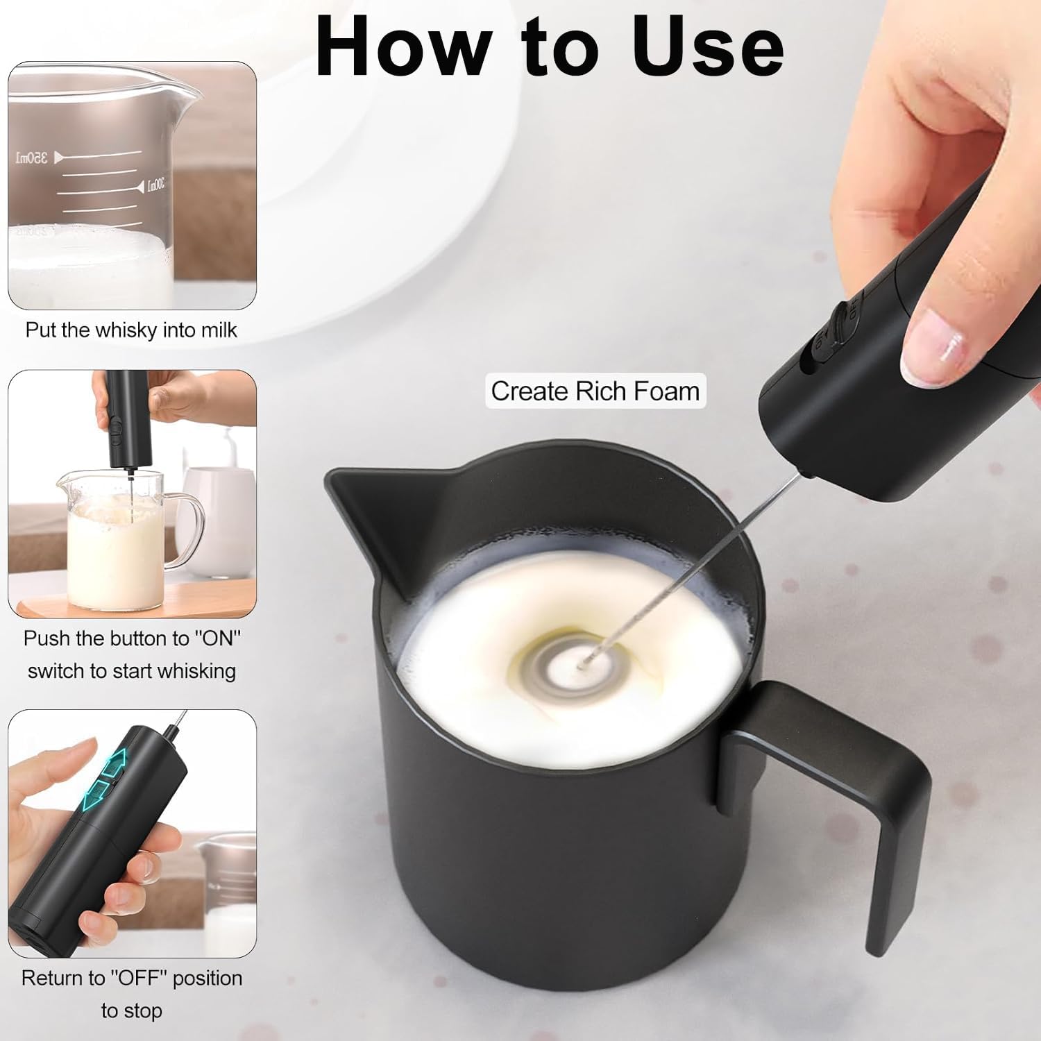 BeaterCoffeMaster™ |Batidora Multifuncional Para Espuma