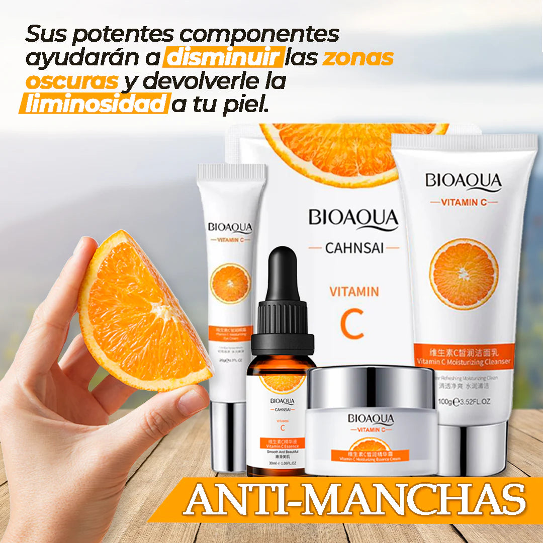 BioaquaC™ | Kit de Rutina de Vitamina C con Serum.
