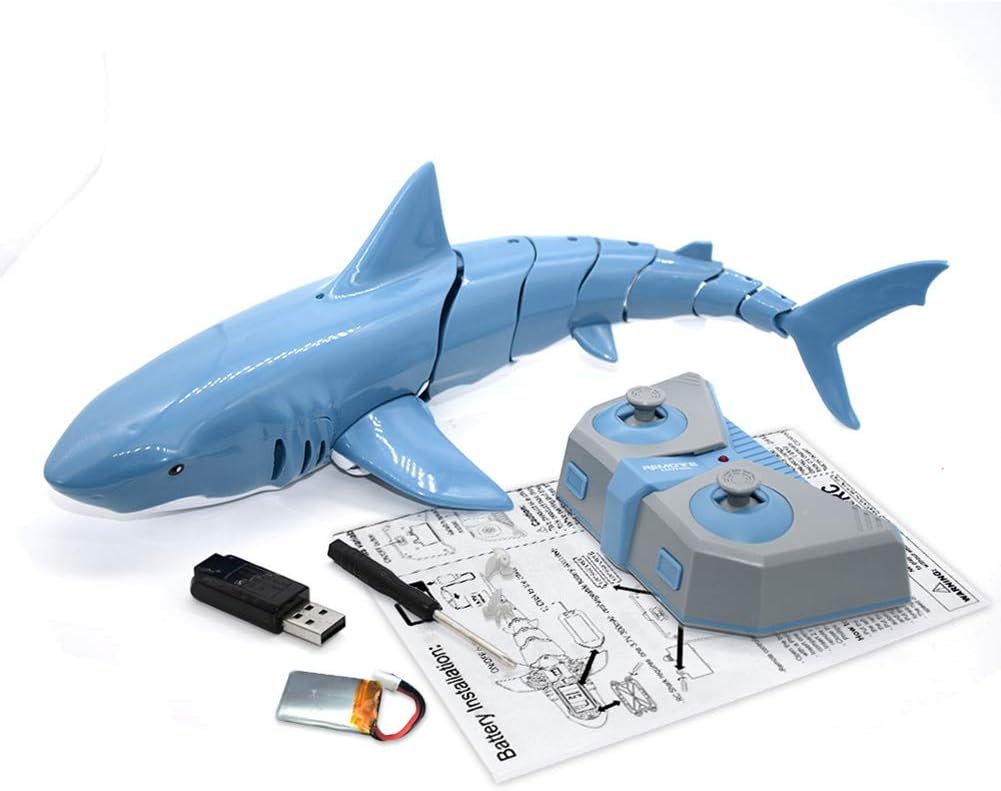 MegaShark Toy™ |Tiburón de Juguete Acuático con Control Remoto Aprueba de Agua.