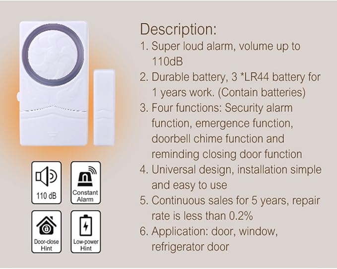DindDong Alam™ | Alarma Magnetica para Puerta