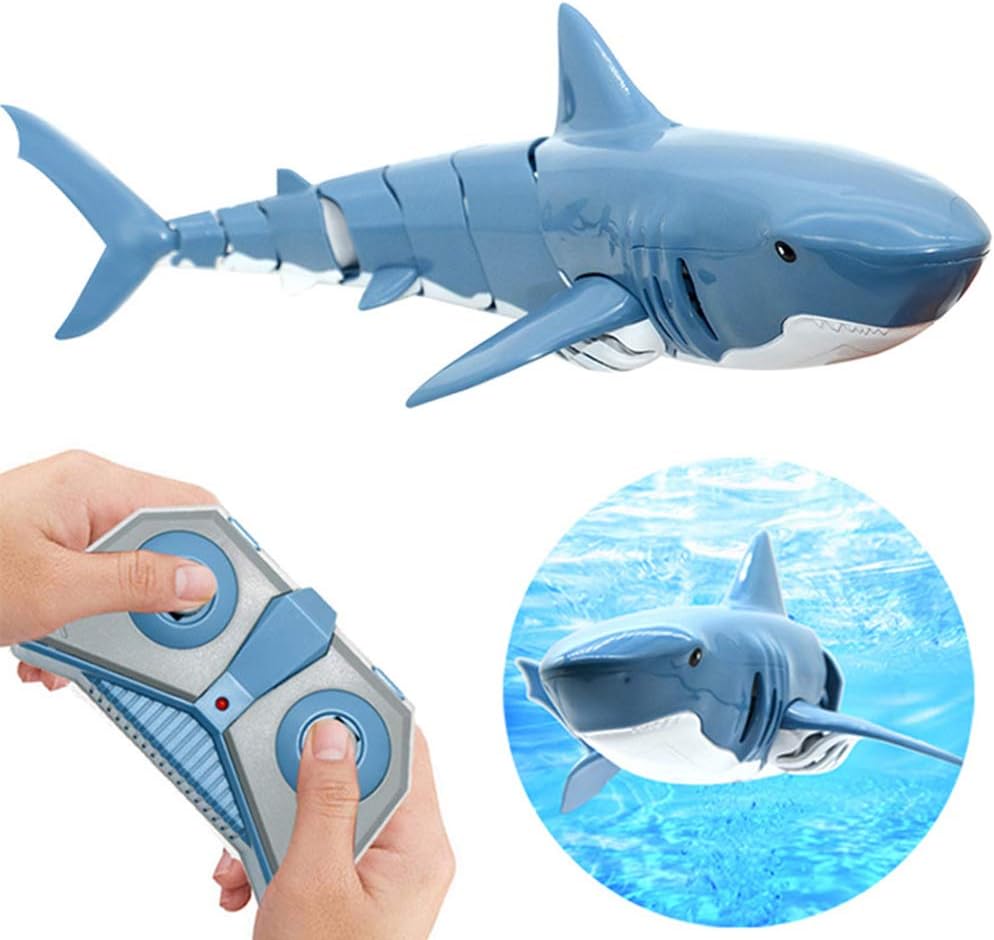 MegaShark Toy™ |Tiburón de Juguete Acuático con Control Remoto Aprueba de Agua.
