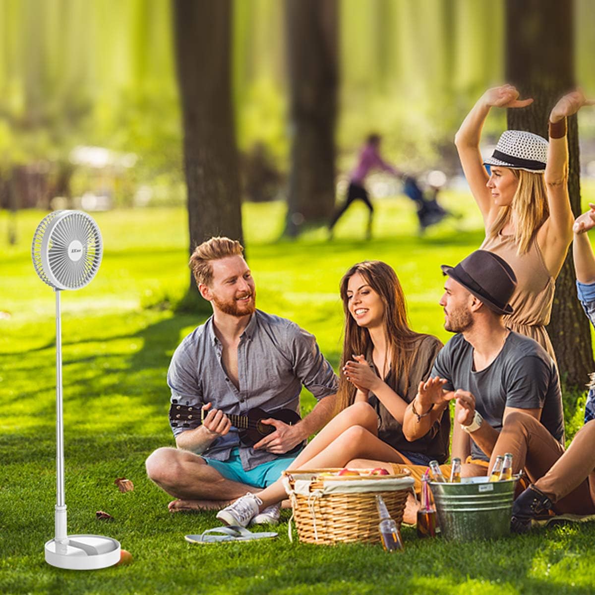 CoolFlex™ | 4 en 1 Abanico Recargable