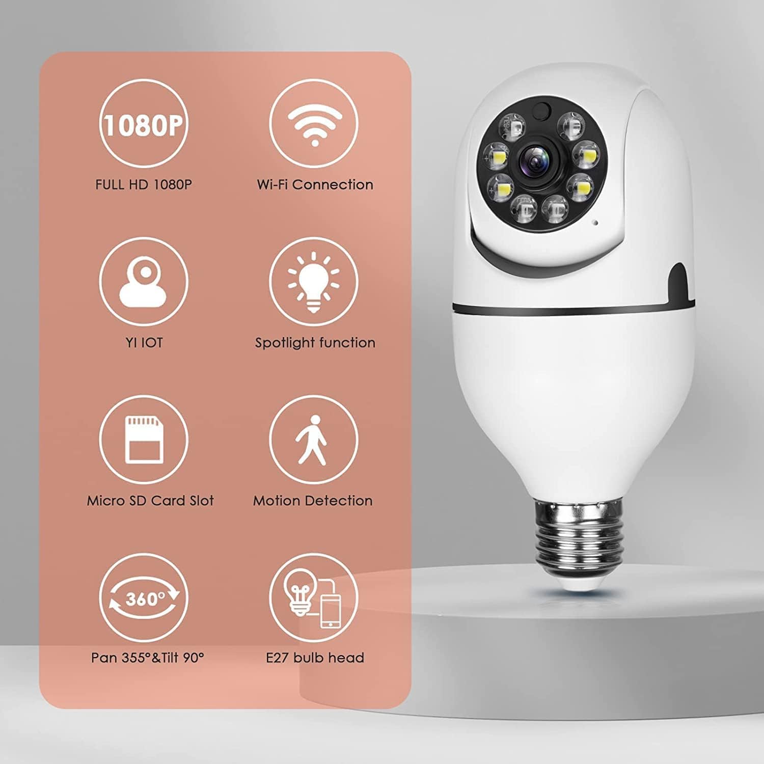 CamLight Security™ | Camara de Seguridad Tipo Bombillo