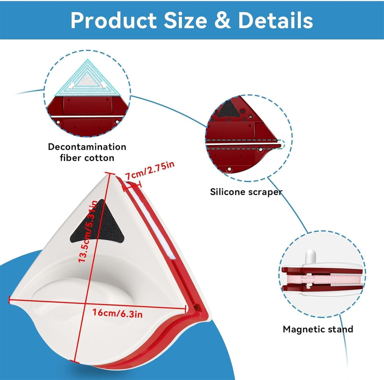 CrystalClear™ | Limpia Cristales Magnético