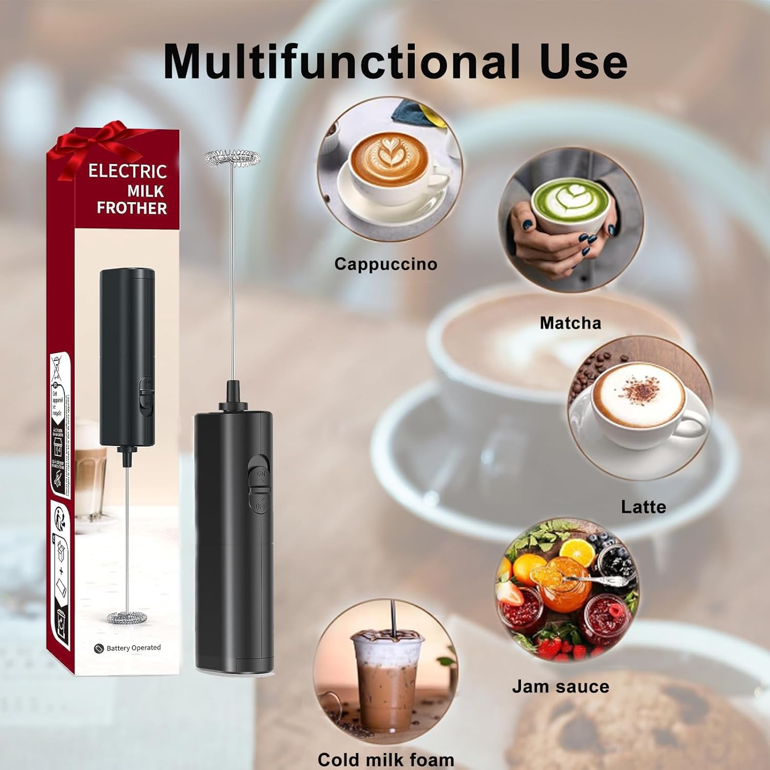 BeaterCoffeMaster™ |Batidora Multifuncional Para Espuma