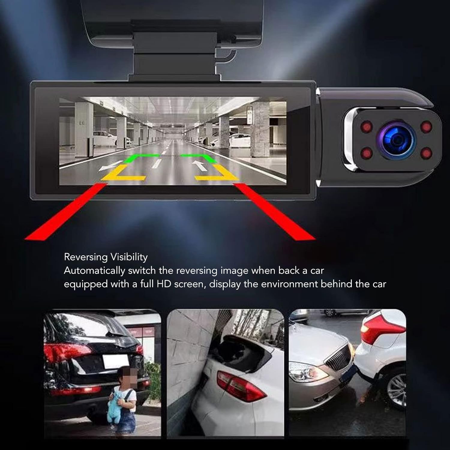 VisionDrive 360™ | Cámara Dual Para Carro