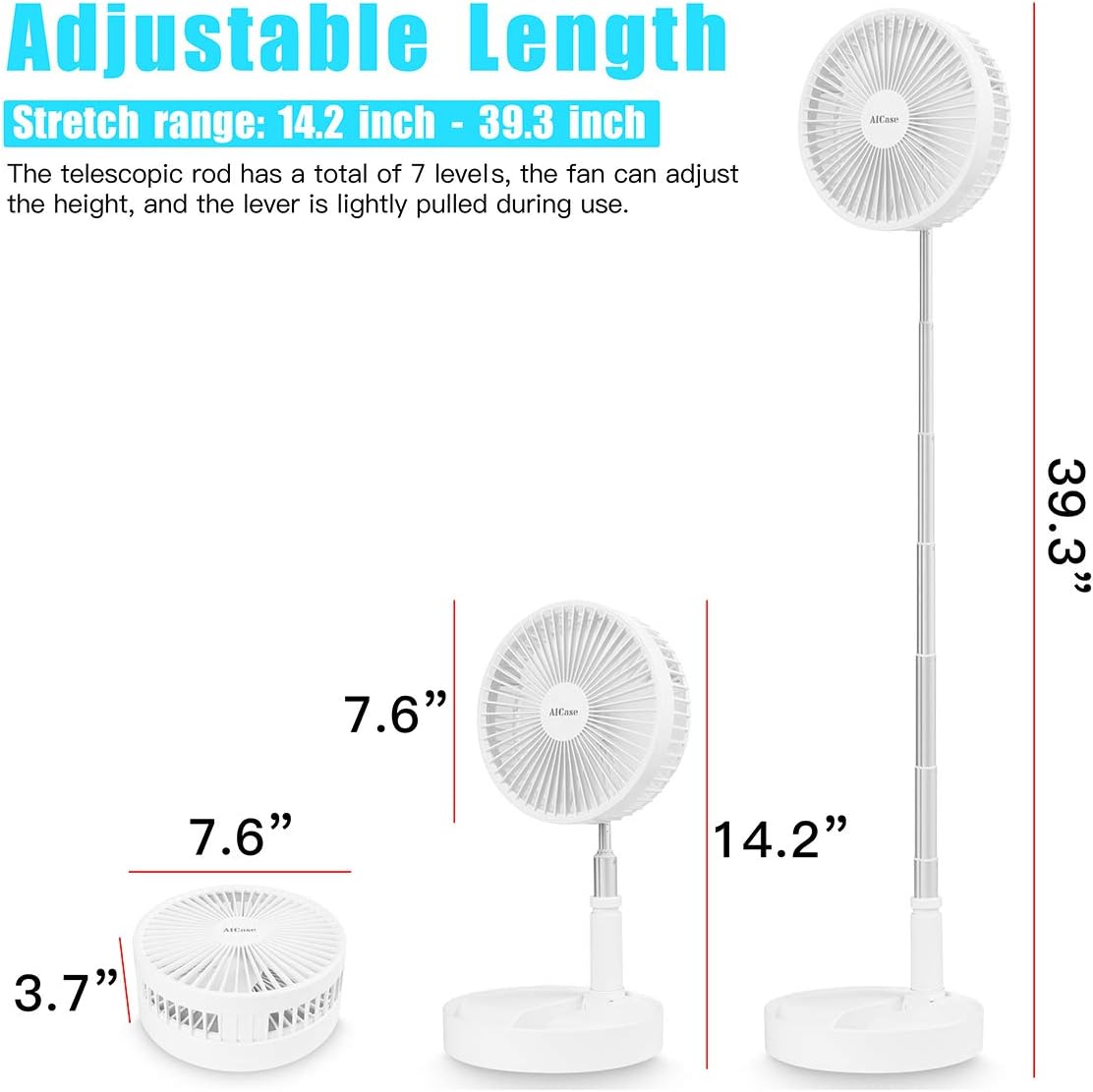 CoolFlex™ | 4 en 1 Abanico Recargable