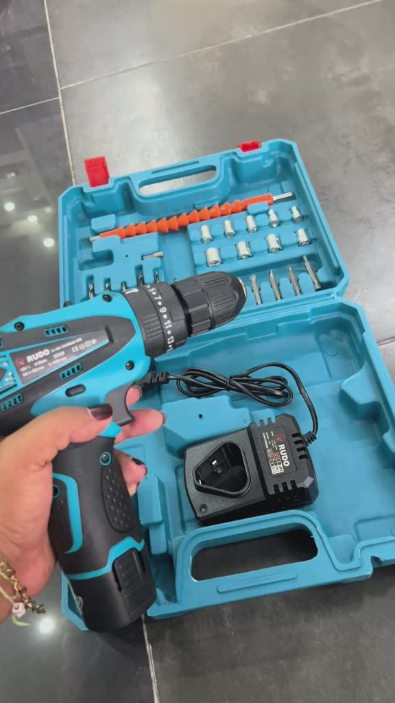 Drill24™ | Taladro 24V Inalámbrico Recargable